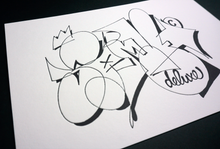 Laden Sie das Bild in den Galerie-Viewer, SAMY DELUXE ONELINE (LETTERPRESS PRINT)